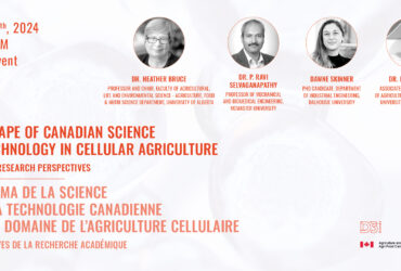 Landscape of Canadian Science and Technology in Cellular Agriculture